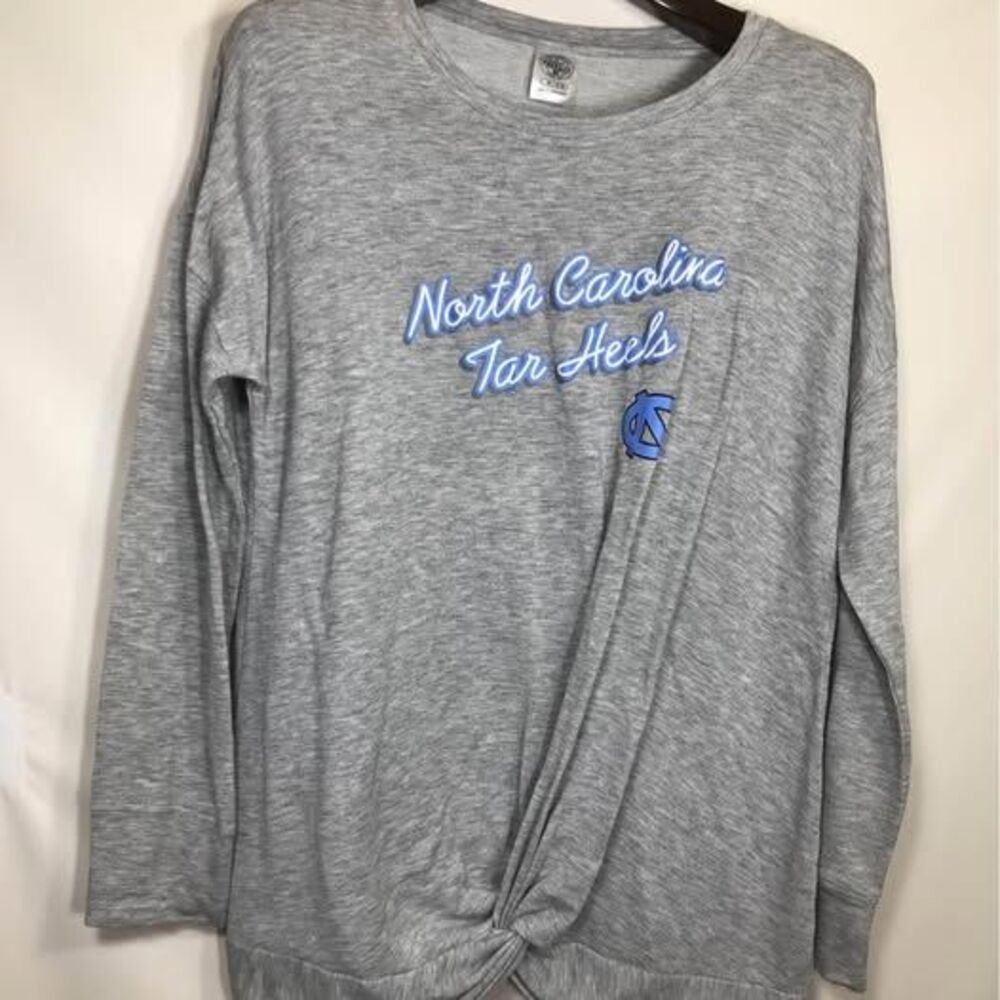 RIVALRY THREADS grey UNC Long Sleeve Shirt Size Medium